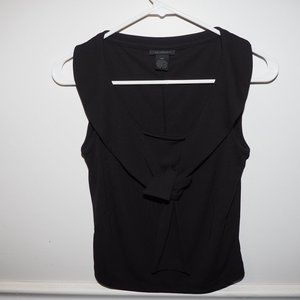The Limited Black Tank with Tie